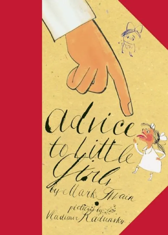 Enchanted Lion Advice to Little Girls pappbok Mark Twain humor