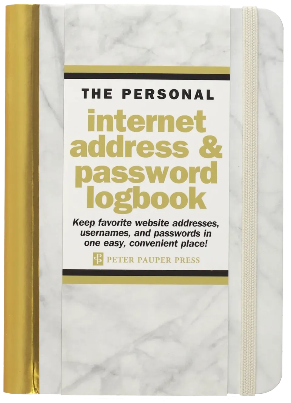 Peter Pauper Press Marble Password Logbook passordbok 144 sider