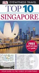 DK Eyewitness Top 10 Singapore reiseguide pent brukt engelsk