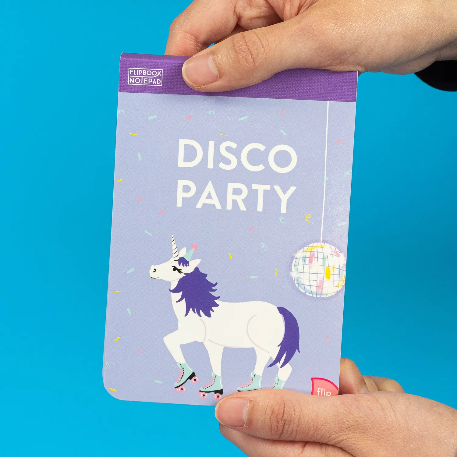 Flipbook Disco Party notatblokk flipbook