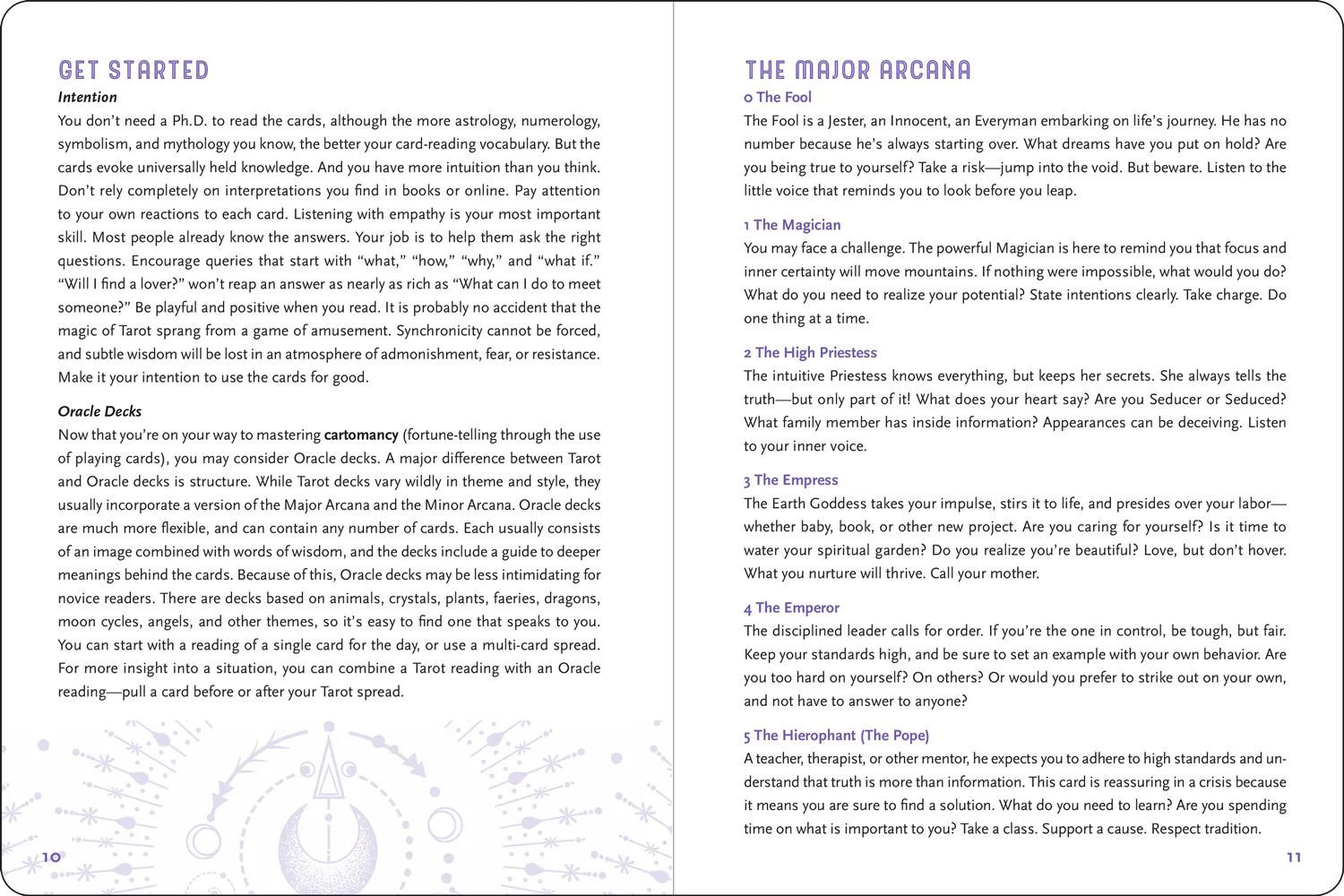 Peter Pauper Press The Tarot Journal journal med gullsnitt