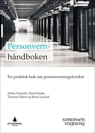 Bokia Personvernhåndboken bok brukt med markeringer