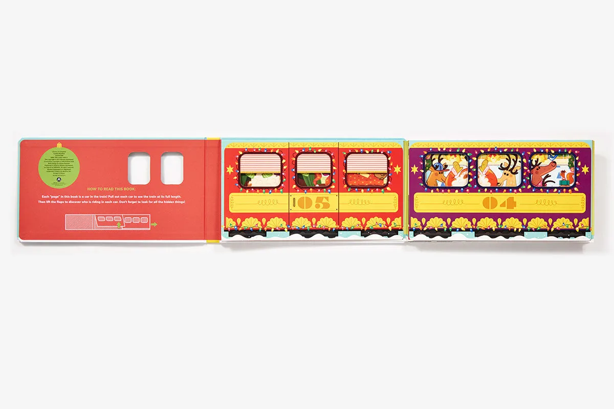 Abrams and Chronicle All Aboard Christmas Train julebok