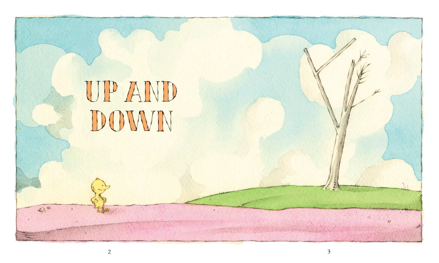 Fox & Chick Up and Down lesebok pocket 5-8 år