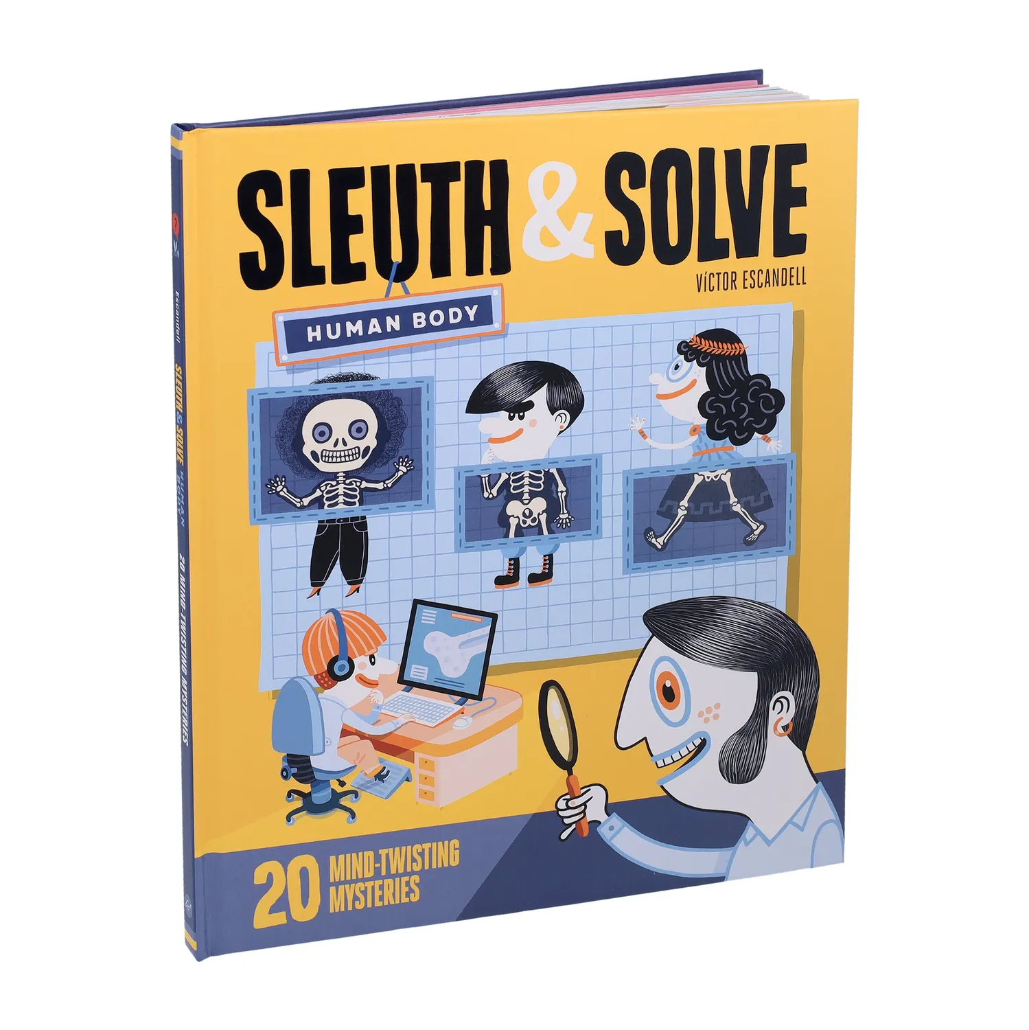 Abrams and Chronicle Sleuth & Solve Human Body bok innbundet barn