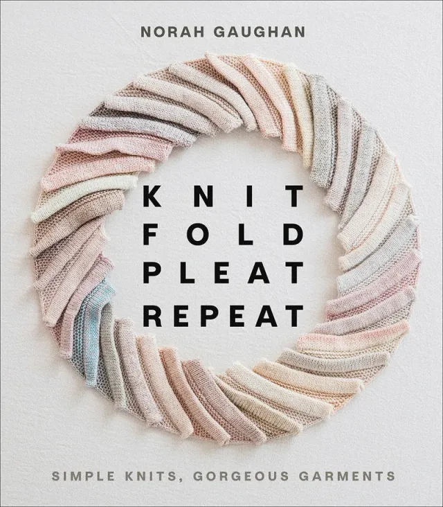 Norah Gaughan Knit Fold Pleat Repeat innbundet strikkebok