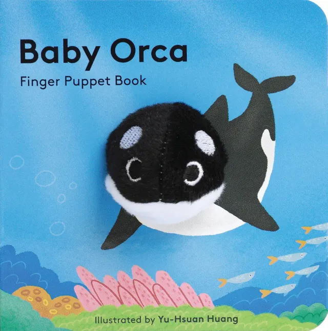 Baby Orca fingerdukke bok pappbok spekkhogger