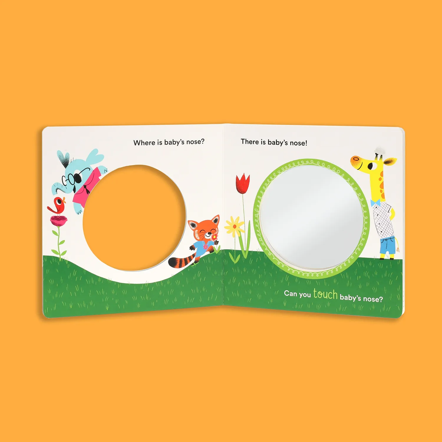 Abrams & Chronicle Books Beginning Baby Smile Baby pekebok speil