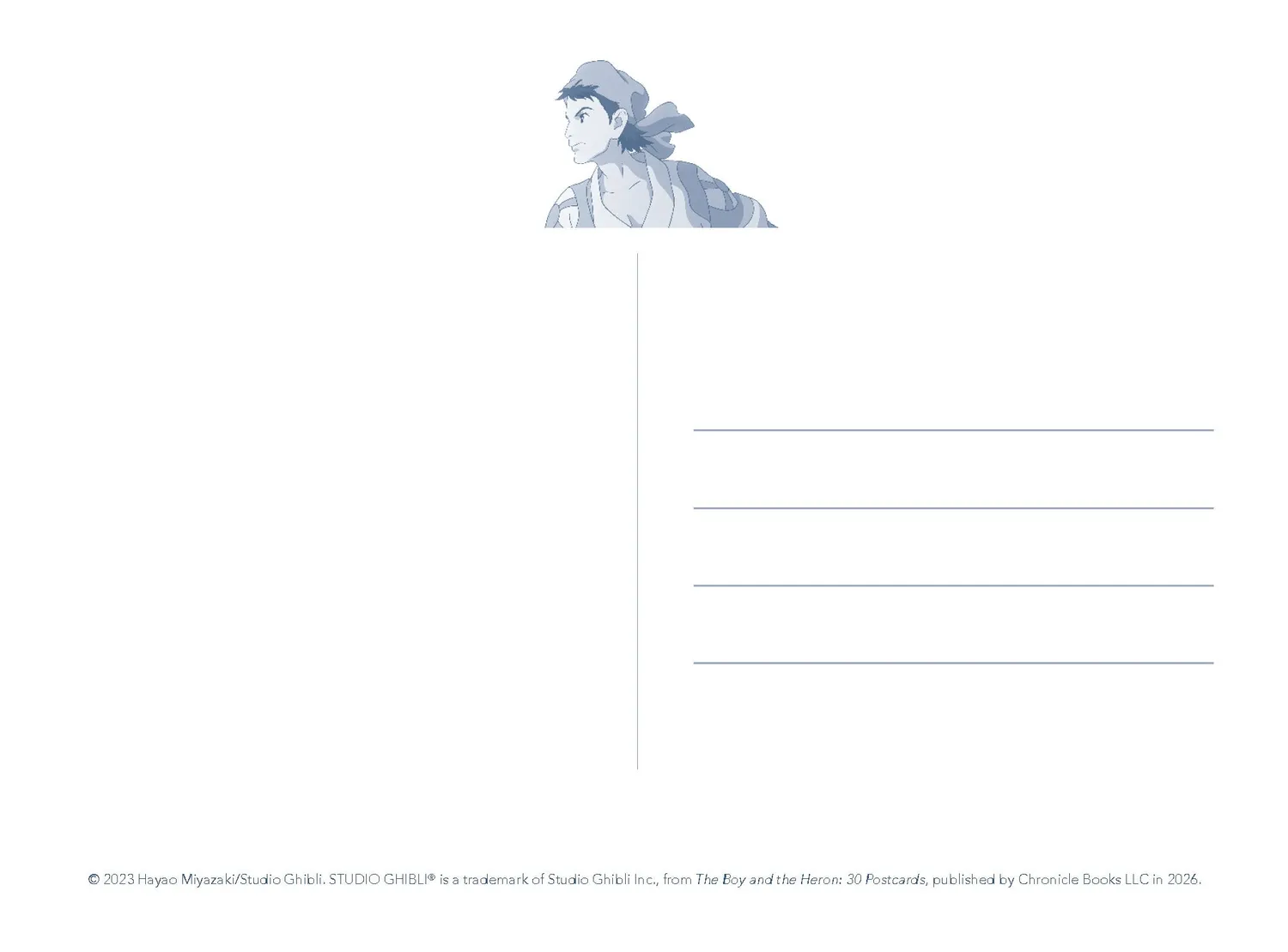 Abrams & Chronicle Books Studio Ghibli Boy and Heron postkort 30