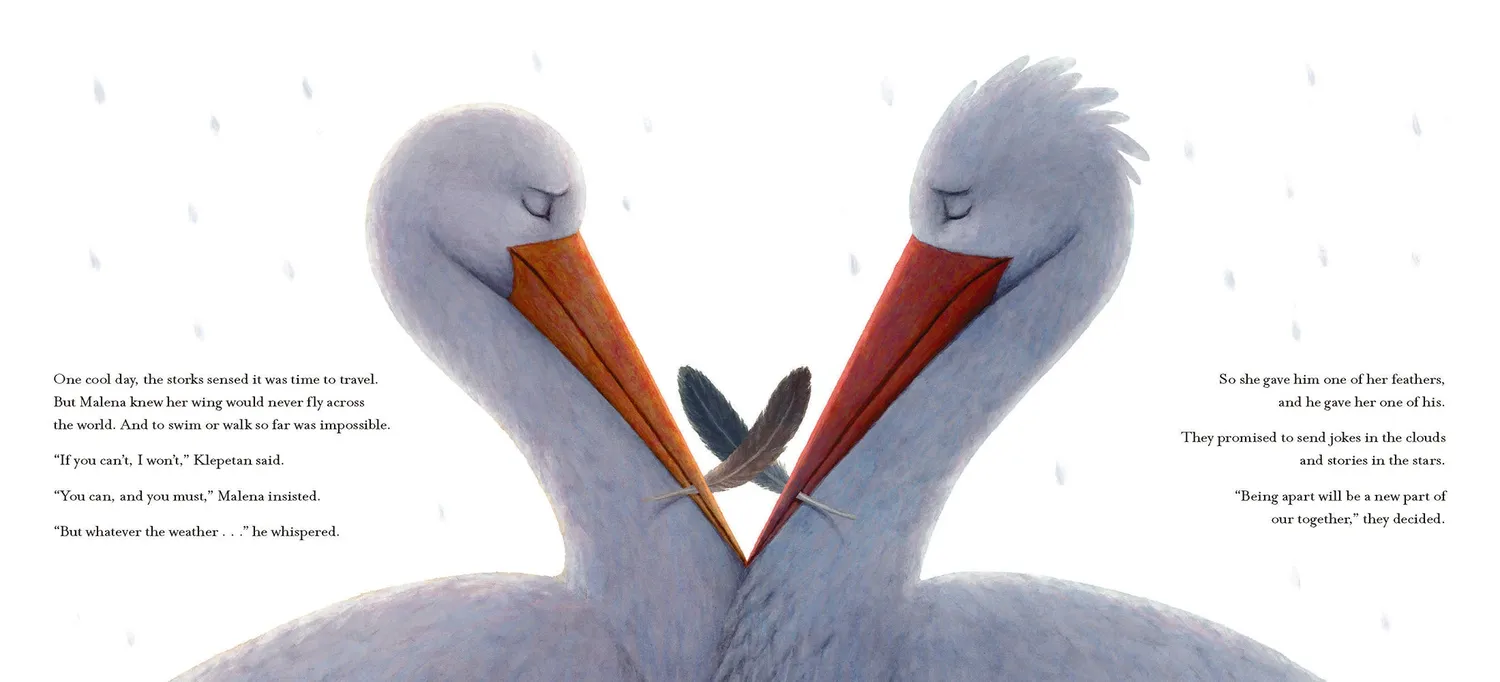 Abrams Feathers Together bildebok innbundet 4–8 år
