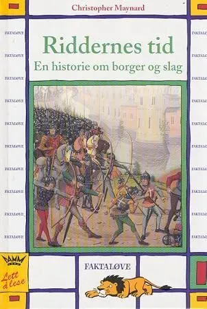 Bokia Riddernes tid bok innbundet barn