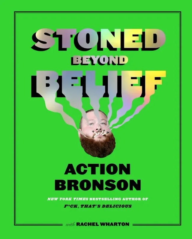 Action Bronson Stoned Beyond Belief innbundet humorbok gave