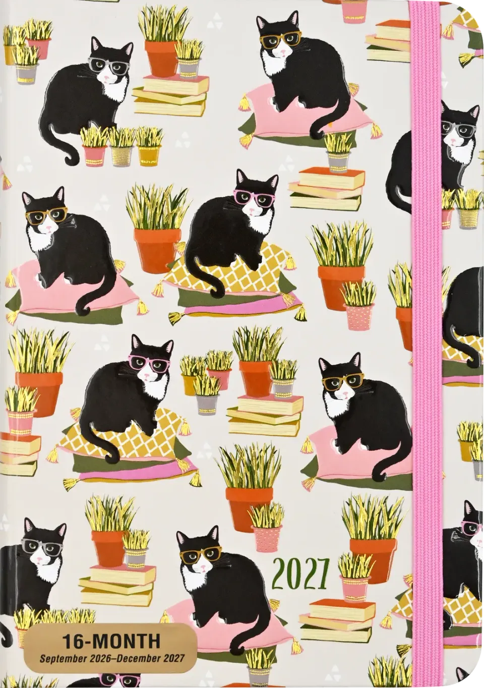 Peter Pauper Press Smarty Cats ukeplanlegger 2027 5x7