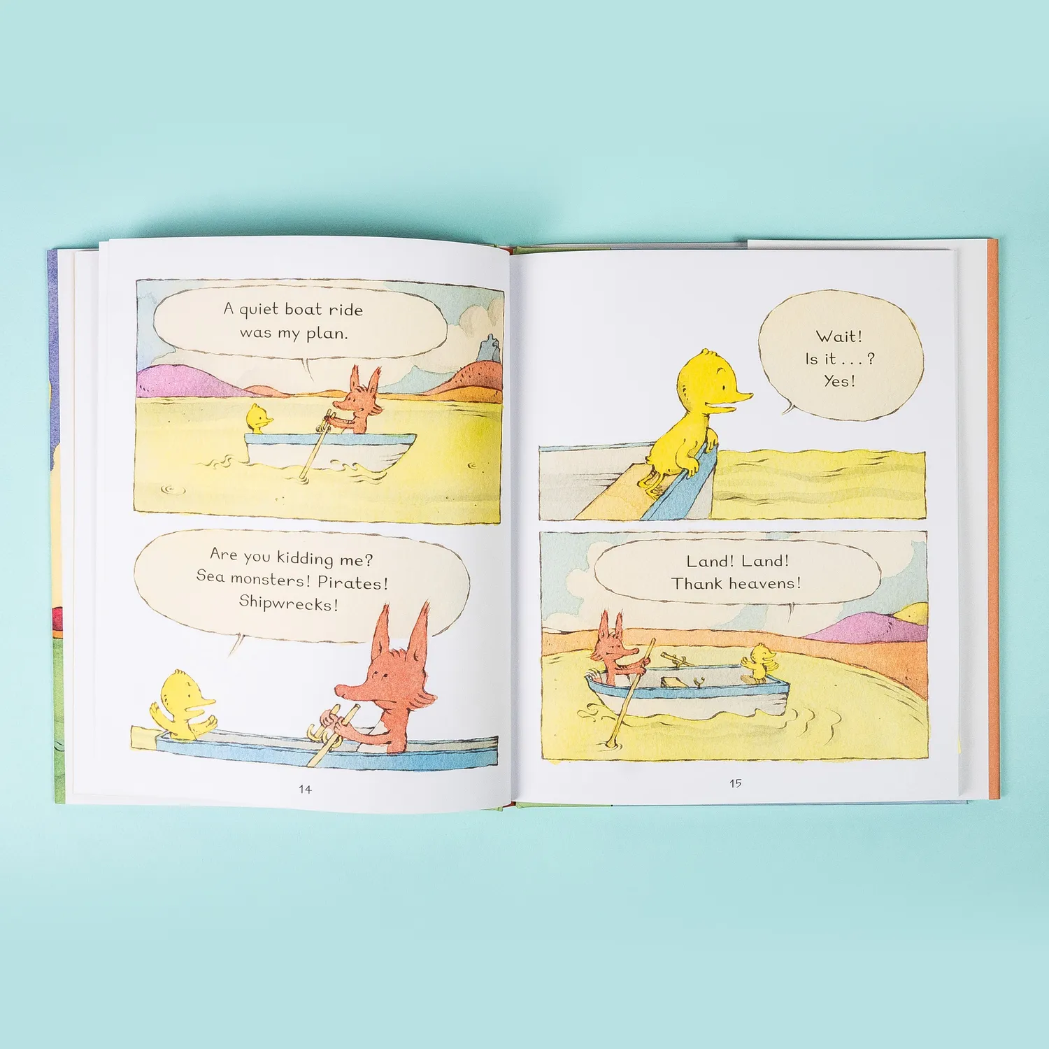 Fox & Chick The Quiet Boat Ride barnebok pocket 5–8 år