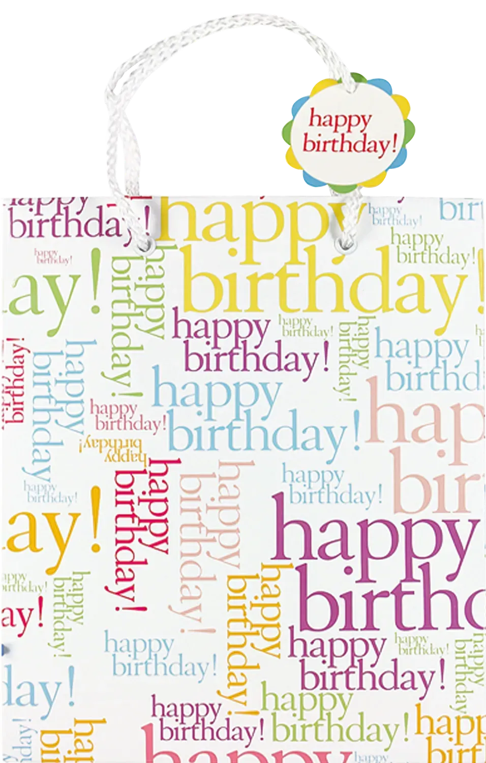 Peter Pauper Press Happy Birthday gavepose stor fargerik