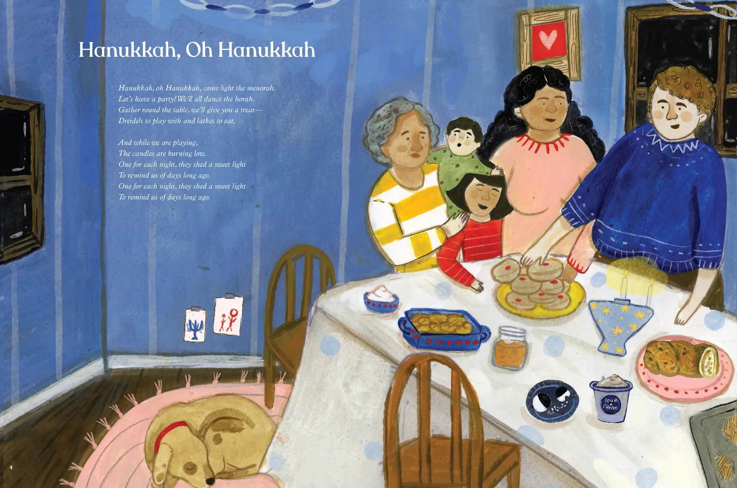 Hanukkah Is Here! barnebok innbundet nedtelling 8 luker