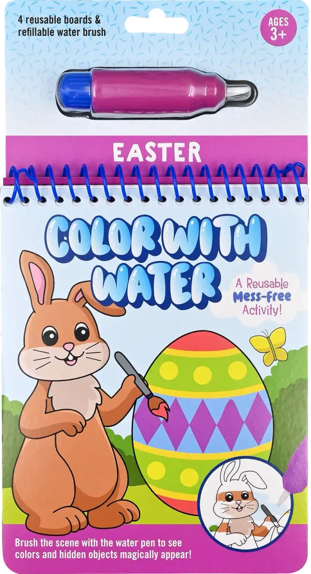 Peter Pauper Press Easter malebok med vannpenn 4 brett