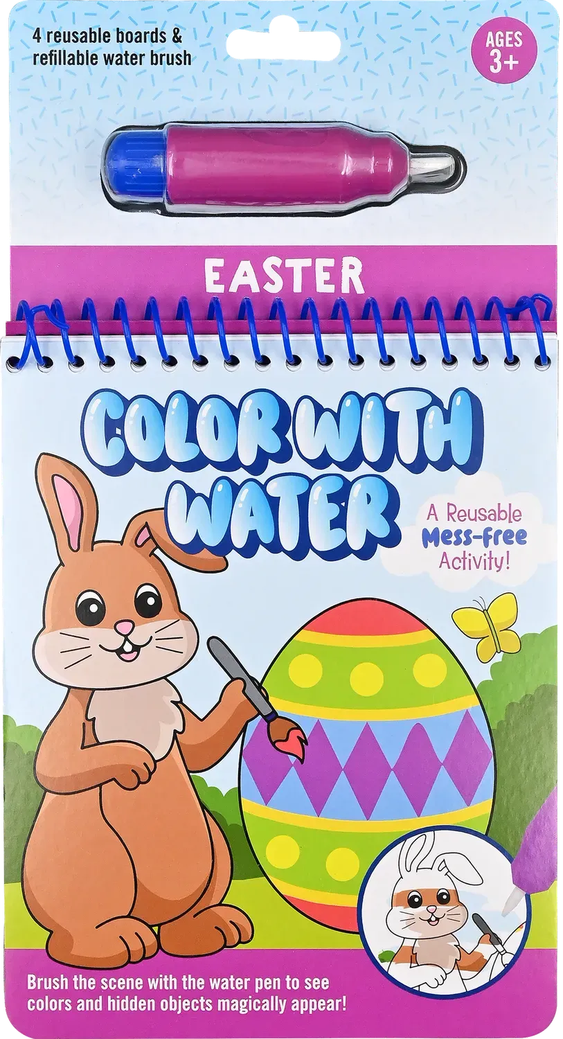 Peter Pauper Press Easter malebok med vannpenn 4 brett