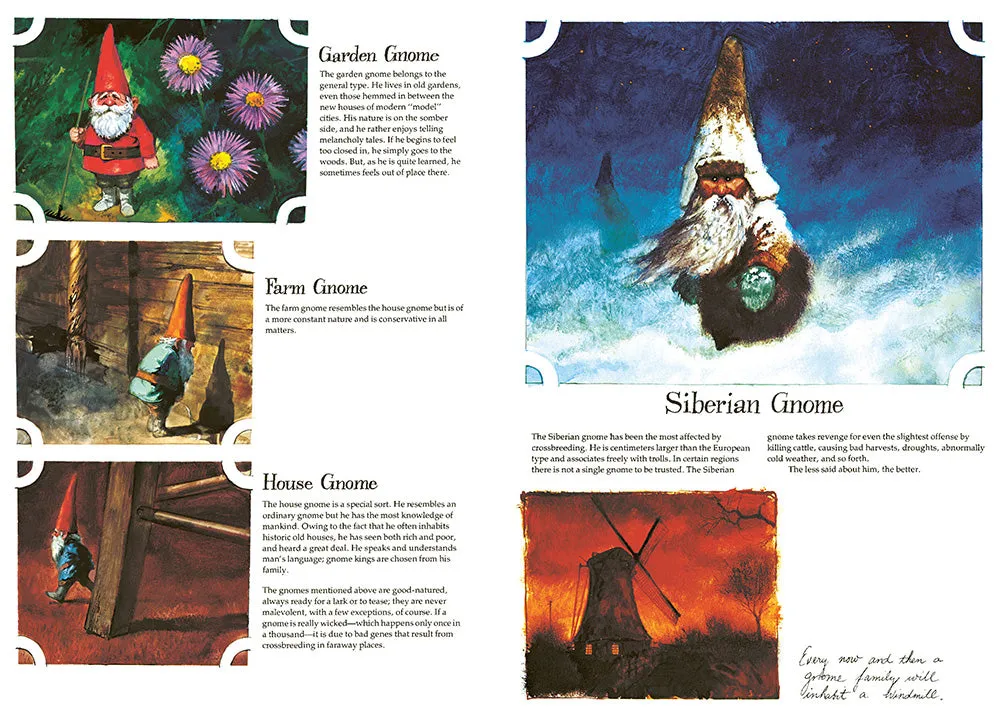 Abrams and Chronicle Gnomes innbundet bok illustrert klassiker