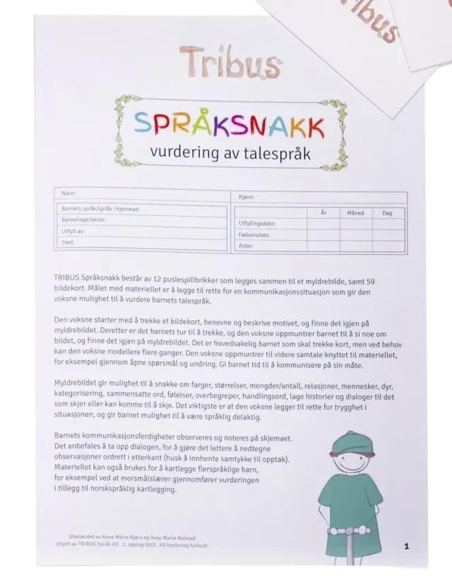Hogrefe Språksnakk protokoller á 10 863-721 kartlegging