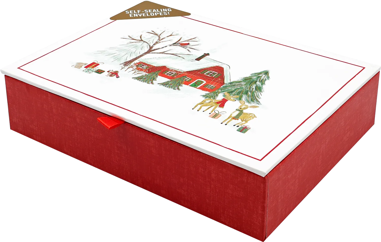 Peter Pauper Press Home for the Holidays julekort 20-pk pinnsvin