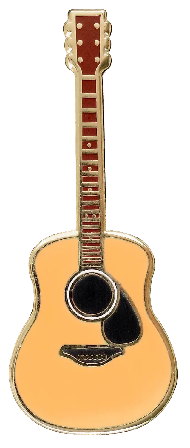 Peter Pauper Press Guitar emaljepinne akustisk gitar