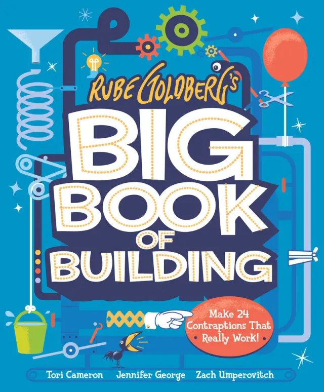 Abrams Rube Goldberg Big Book of Building aktivitetsbok innbundet