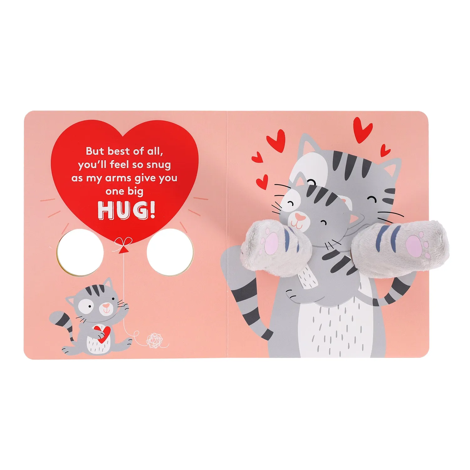 Abrams and Chronicle Hug Me Little Kitten fingerdukkebok baby