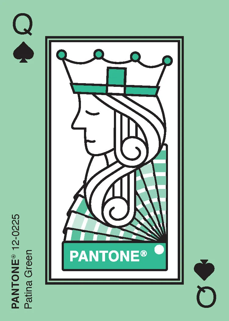 Pantone Color Spectrum spillkort 2-pak farger