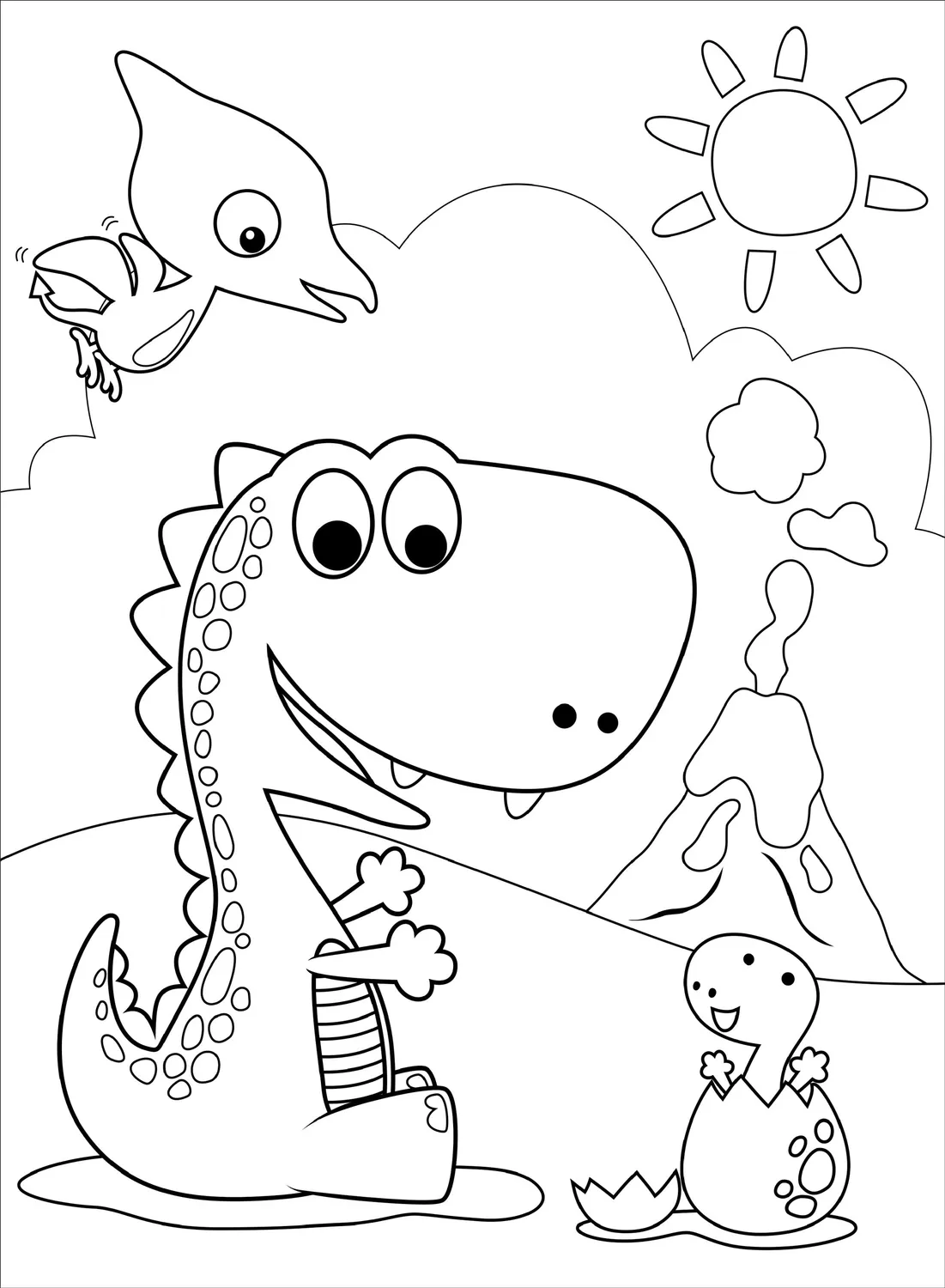 Peter Pauper Press Dinosaurs Coloring Book fargeleggingsbok dinosaur