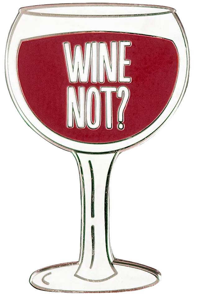 Peter Pauper Press Wine Not emaljepinne i gaveeske