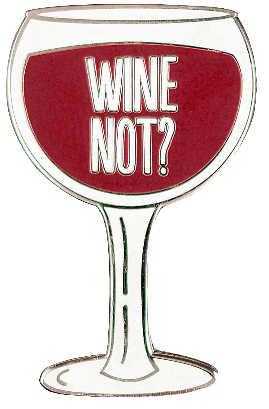 Peter Pauper Press Wine Not emaljepinne i gaveeske