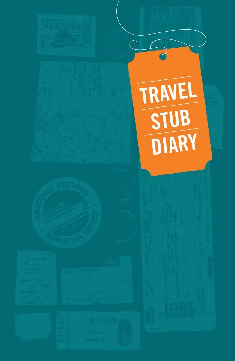 Travel Stub Diary reisedagbok album syrefrie sider