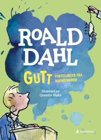 Roald Dahl Gutt barnebok innbundet norsk pent brukt