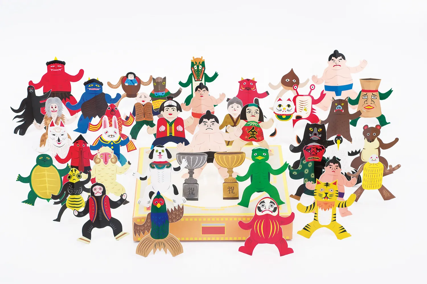 Abrams and Chronicle Paper Sumo spill papirsumo med figurer