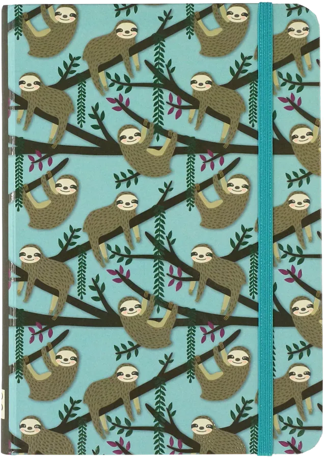 Peter Pauper Press Sloths journal notatbok liten innbundet