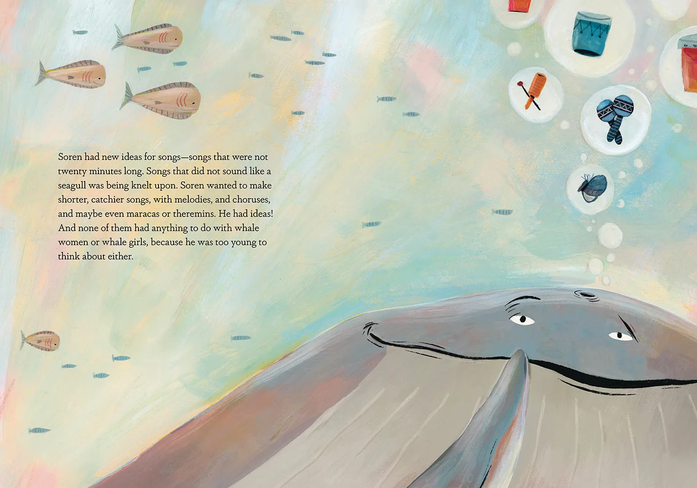Dave Eggers Soren's Seventh Song bildebok innbundet hval