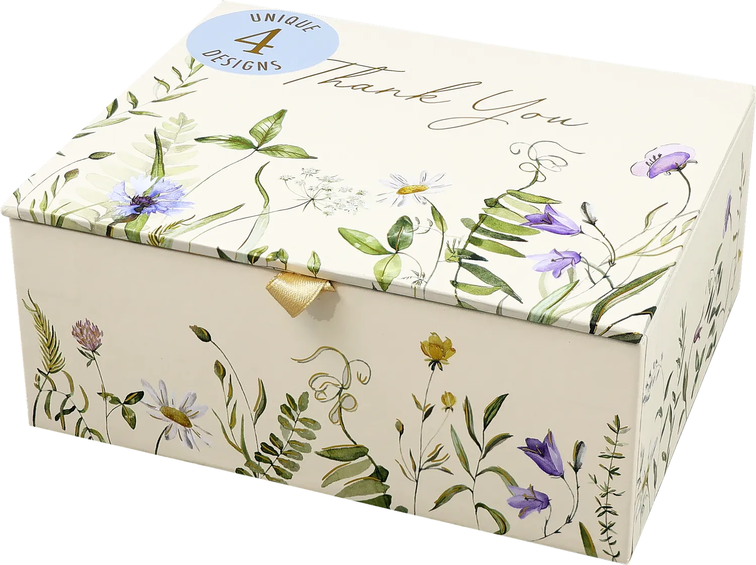 Peter Pauper Press Wildflowers takkekort 20 kort gullfolie