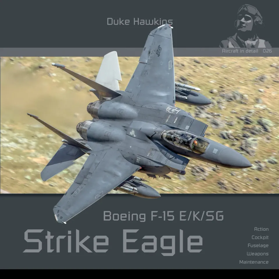 Duke Hawkins Boeing F-15 Strike Eagle bok E/K/SG