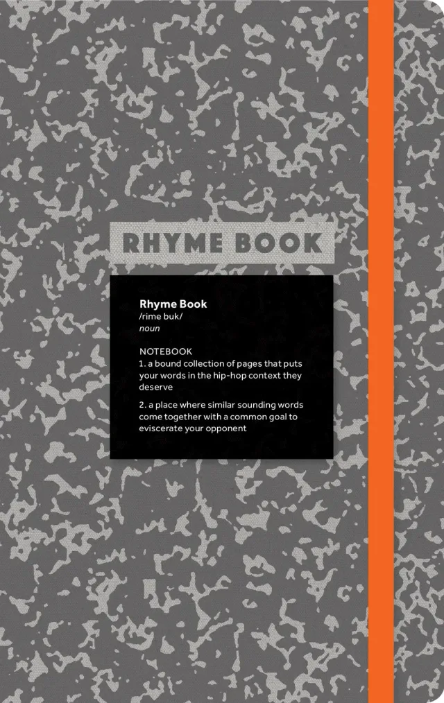 Abrams Noterie Rhyme Book linjert notatbok hip-hop