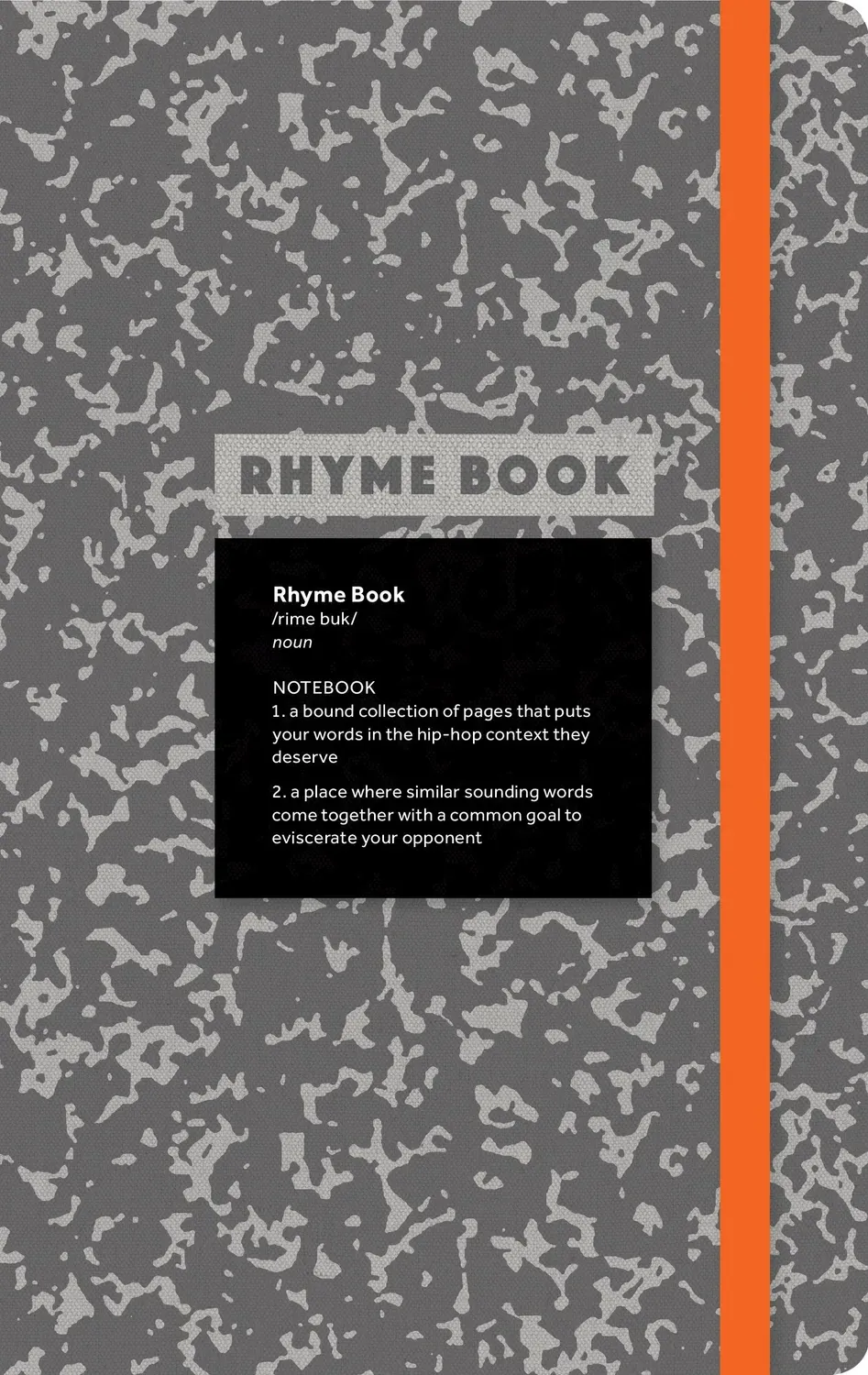 Abrams Rhyme Book linjert notatbok hip-hop
