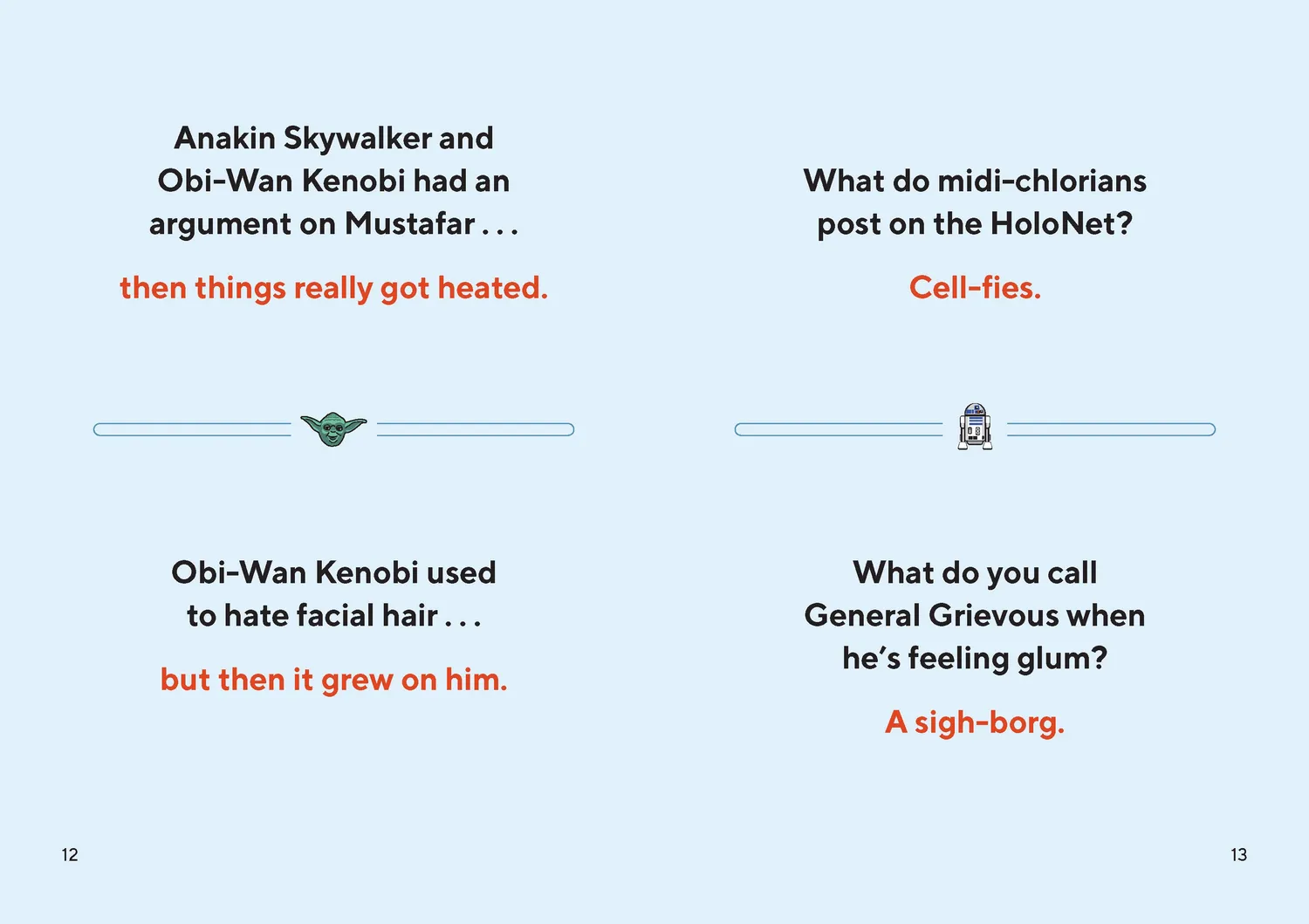 Star Wars Dad Jokes Strike Back vitsebok innbundet