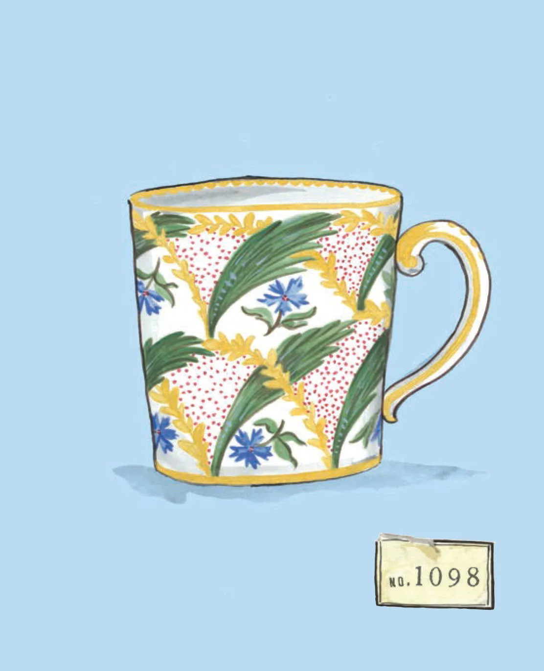 Chronicle A Teacup Collection kortsett 20 notatkort konvolutter