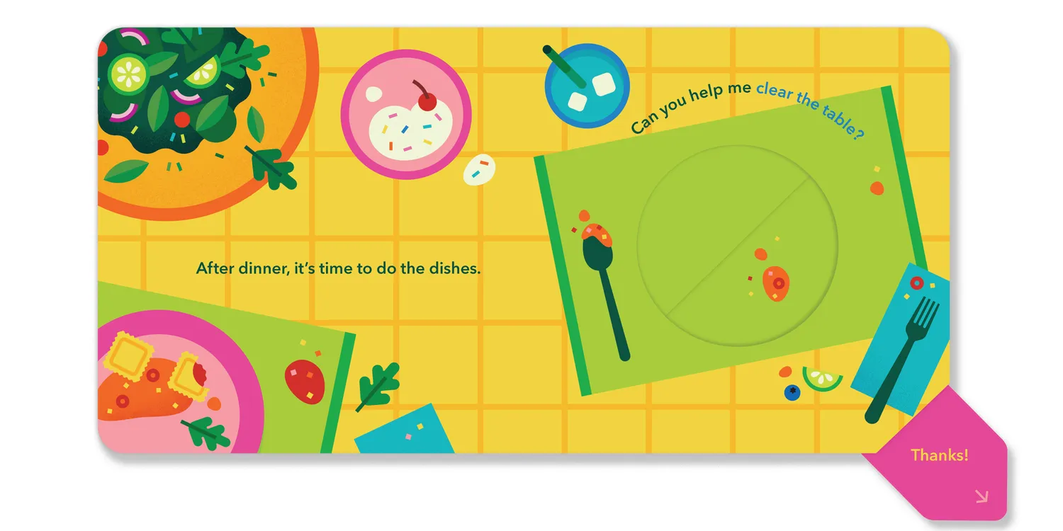 Chronicle Books Little Helpers Let's Do the Dishes pekebok interaktiv
