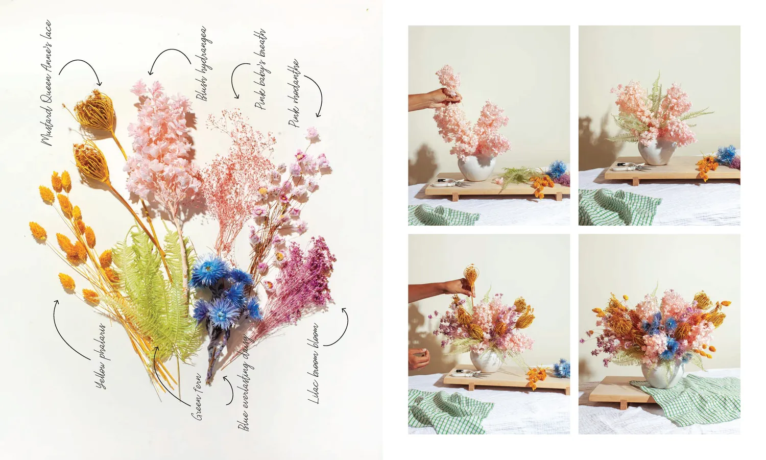 Abrams and Chronicle Flora Nouveaux innbundet bok moderne tørkede blomster