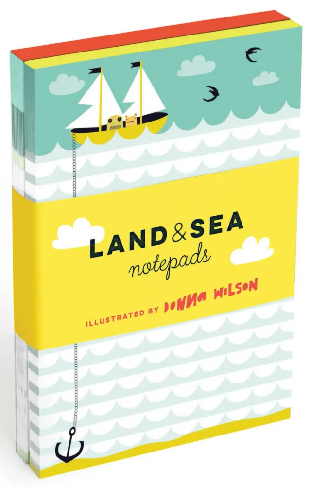 Chronicle Land & Sea Notepads notatblokk 2-pakning