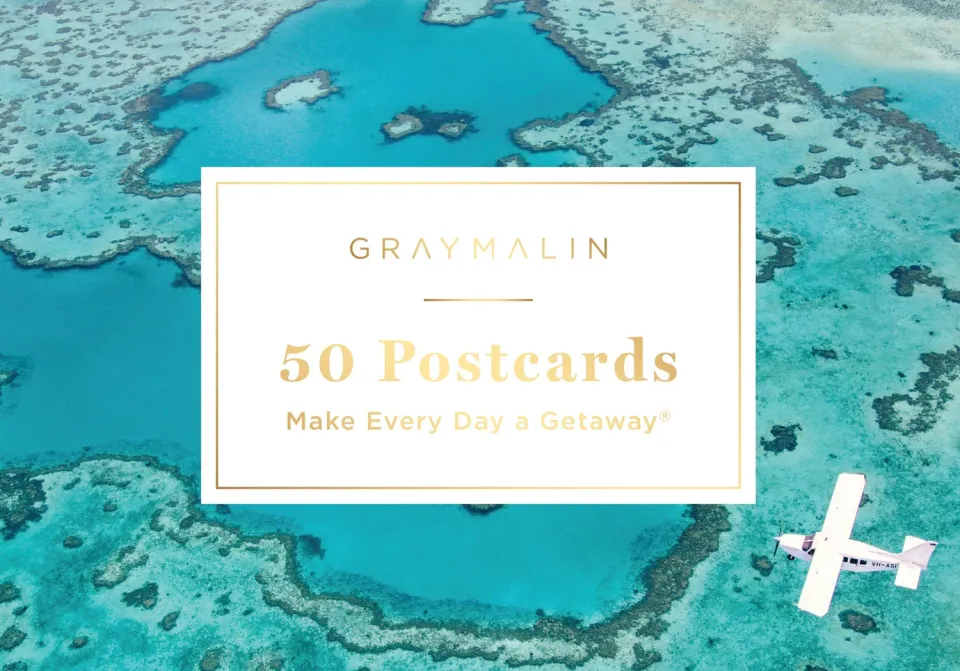 Abrams Gray Malin 50 Postcards postkortbok strand
