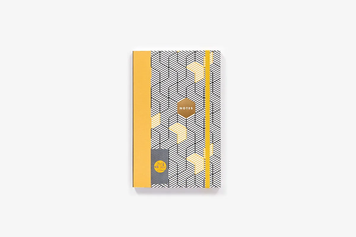 Short Stack Journal notatbok linjert med lomme og strikk