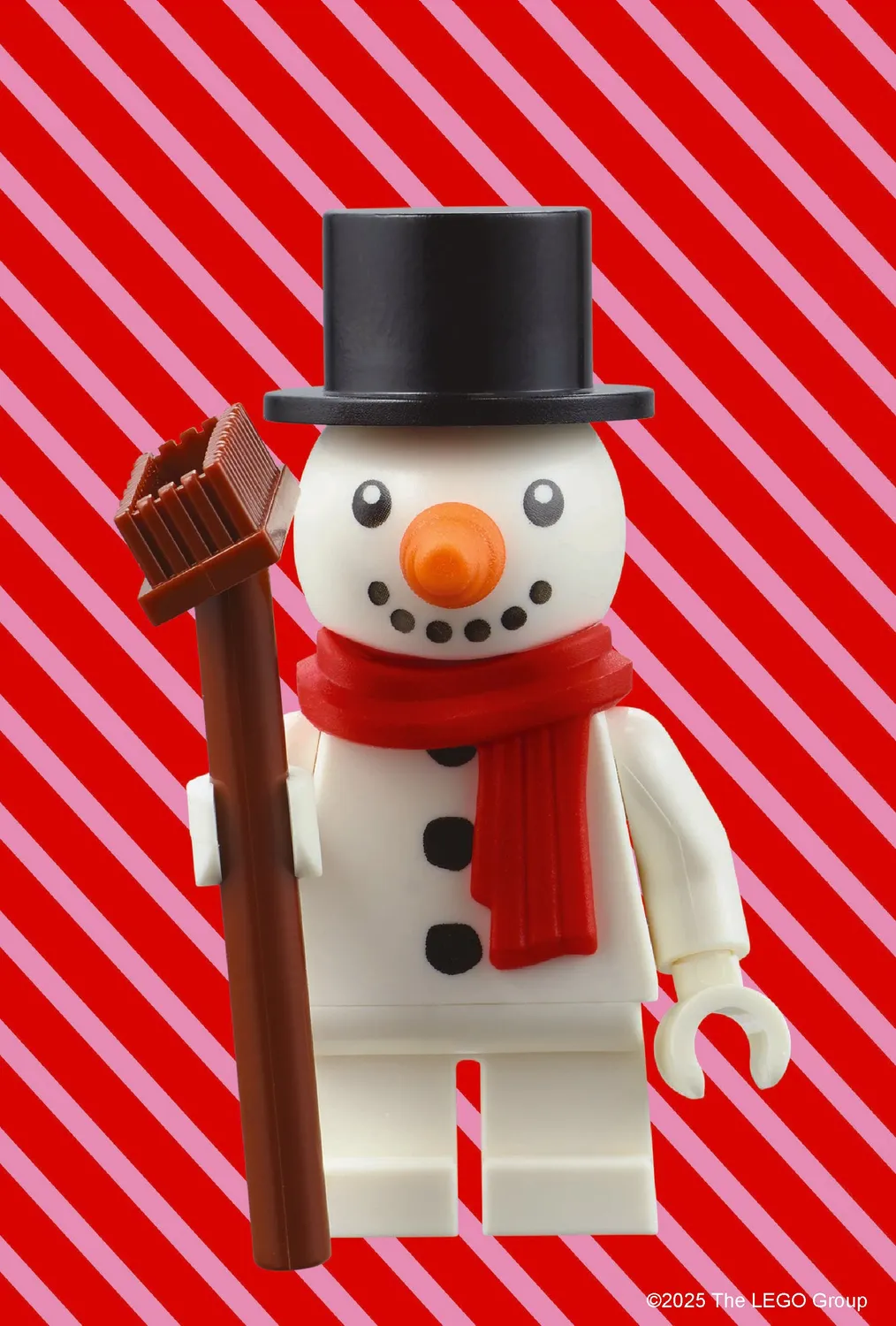 LEGO Mystery Minifigure puslespill 126 brikker rød jul