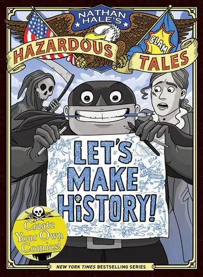 Amulet Let's Make History aktivitetsbok innbundet 8-12 år tegne